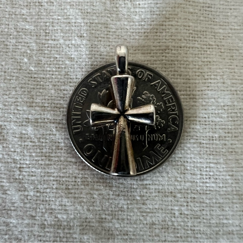 James Avery Silver Charm-Cross - Picture 6 of 6